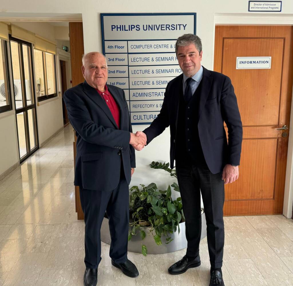 Συνάντηση πραγματοποίησε ο Πρόεδρος της Ε.Α.Π.Σ. Κωνσταντίνος Τσίγκας με τον Πρόεδρο του Πανεπιστημίου Philips της Κυπρου καθηγητή Φίλιππο Κωνσταντίνου στην Λευκωσία